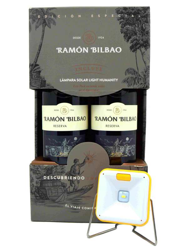 2 x Ramón Bilbao 2015. Estuche Lámpara Solar Light Humanity